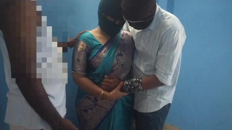 Tamil lesbian: My Wife Sex with My Boss. Hot Threesome