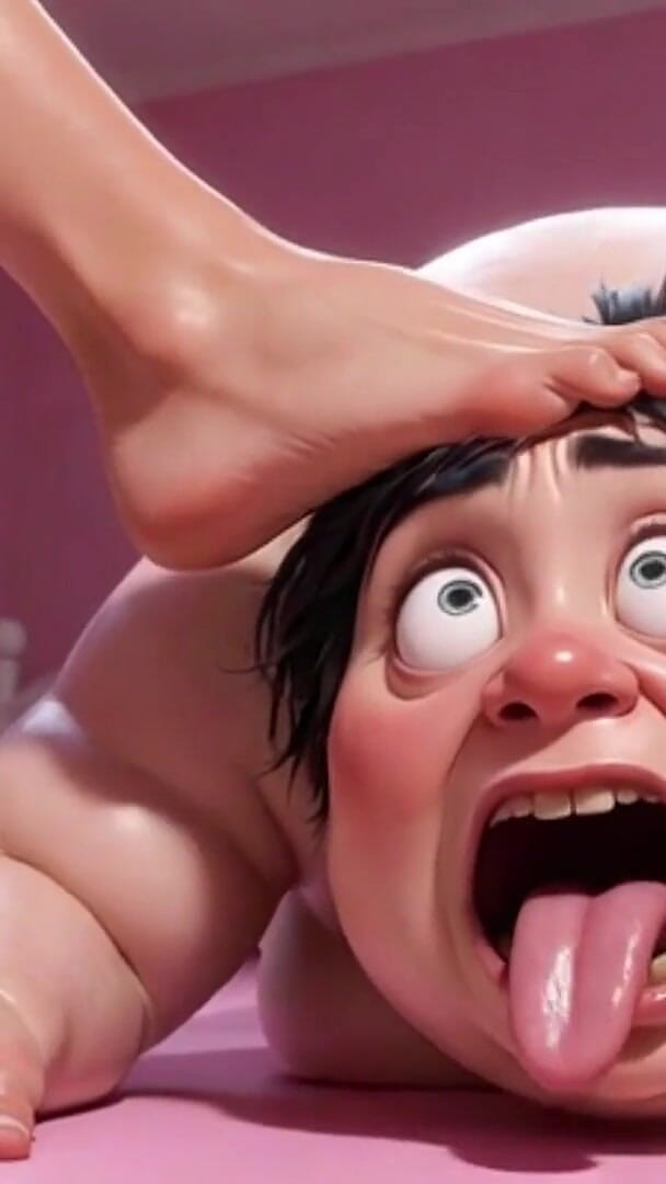Anime Hentai: Fat Ugly Woman Degraded - Lick Beautiful Girl's