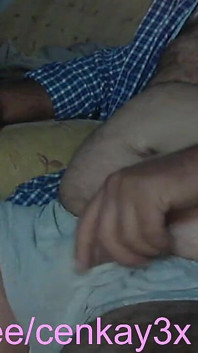 Straight Man Cums on Air