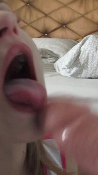 Nasty Blowjob Teasing Dildo Sucking