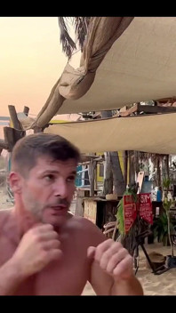 Punching Bag on Zipolite Beach