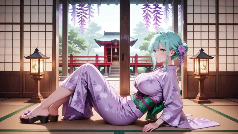 Tay Swift X: Déesse du kimono violet ! Je ne peux pas gérer l’humidité...