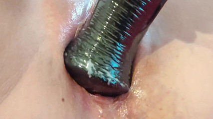 Winonna8: Close-up big cock dildo milf play