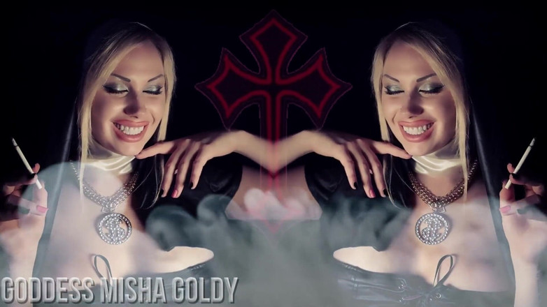Goddess Misha Goldy: अगर मैं तुम्हारा लंड हिलाने का कारण हूँ तो तुम नरक में हो जाओगे