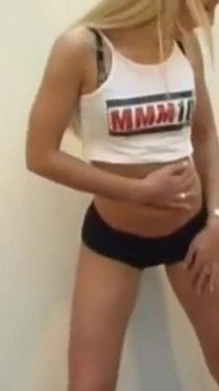 Maria-angel: Hot Teen Blonde Maria Angel Removing Clothes