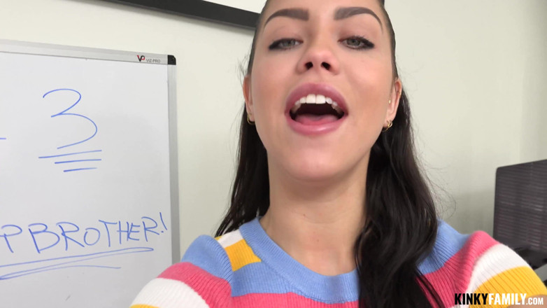 Kinky Family: Fucking stepbrother for a blog