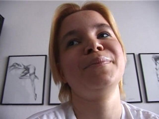 Lucky Cooch: Chubby blonde gets naked at casting