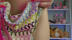 petitesubkitten: 娇小的比基尼尝试红发与小剃光的阴户