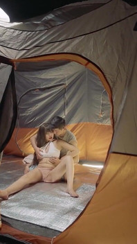 Ranako and friends go camping and she ends up getting fucked in the tent