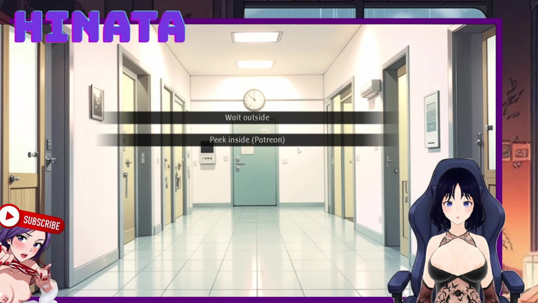 Hinata Queen: 그녀는 가운과 목욕 가운으로 병원에서 운동하는 동안 Hinata를 몰래, 모든 것이 투명