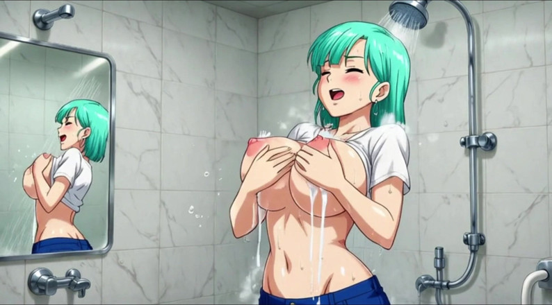 My night collection: Bulma Dragon Ball Z în poze provocatoare semi nud cu scene...