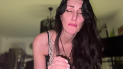 LizaVirgin: Milf caliente llegar al orgasmo y chupar polla