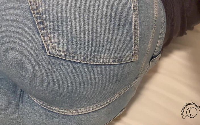 Your fantasy studio: Espontânea gordinha jeans peidando