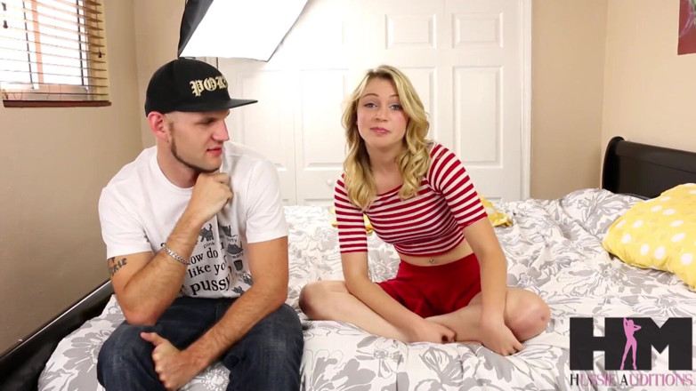 Hussie Auditions: Cali Sparks' Aka Zoey Taylor First B / G Scene dengan...