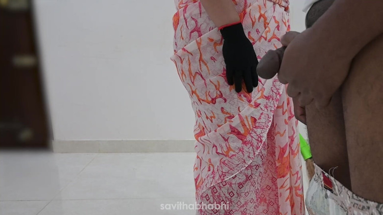 savithabhabhi: Handjob by Desi Maid Susmita