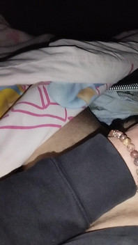 German Uncut Cock Masturbate