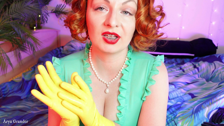 Arya Grander: Rude JOI v latexu - fetiš milf sexuální zábava!