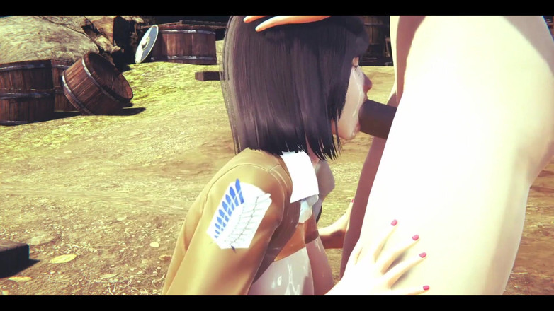 HentaiTubes: On titans hentai - mikasa sakso çekiyor ve sonra ona bir oral...