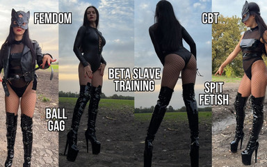 Princess Monica: Dienen sie mir, iss meinen spucke und zieh meine latex-absätze...