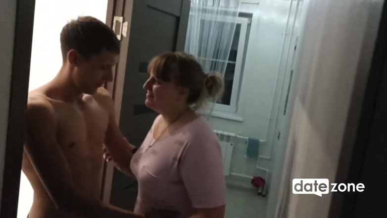 Datezone: Chubby MILF has sex with a young guy