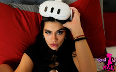 Taboolu: My StepSis Accidentally Slides My Cock Inside Her While Watching...