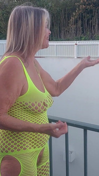 Her Neigbour Saw Her in Her Tight Bodysuit..