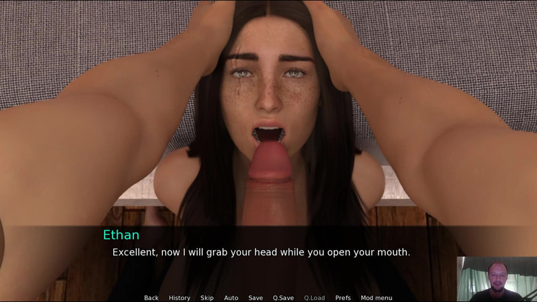 Sex game gamer: Tenggorokan dalam pertama cewek ini - antara salvation dan abyss