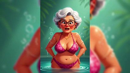AI Porn: Oma-animatie plakkerige rommel