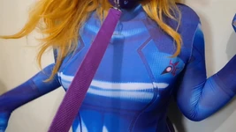 Extended Cut Sissy Cocksucker with a Dog Collar Spanks Her Tits and Jerks a Cock with Her Armpits on Halloween