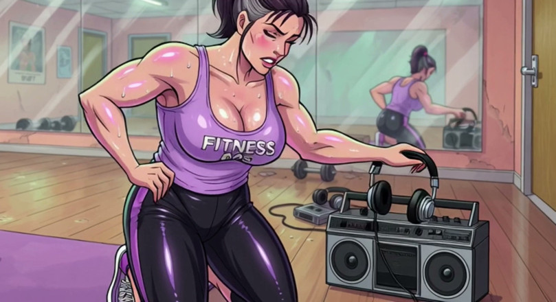AI Porn: Sweaty Stretching Animations