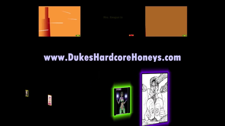 Dukes Hardcore Honeys: Black teen fucks step mom and her two Milf friends