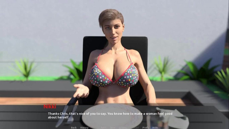 Dirty GamesXxX: The Visit: Super sexy MILF with huge tits ep.1