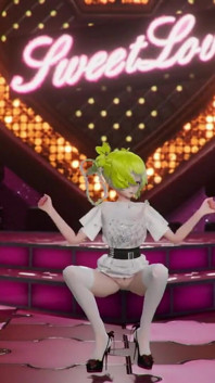 Hatsune Miku shake it song despindo dança hentai mmd 3D loira cor edit smixix