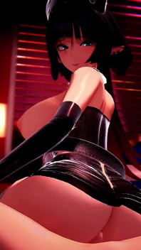 Wyróżniona Jane Do - Aoa Krótkie włosy zmiany kostiumów i striptiz, Sukcubus Police Uniform, Bunny Girl, Sexy Cheongsam