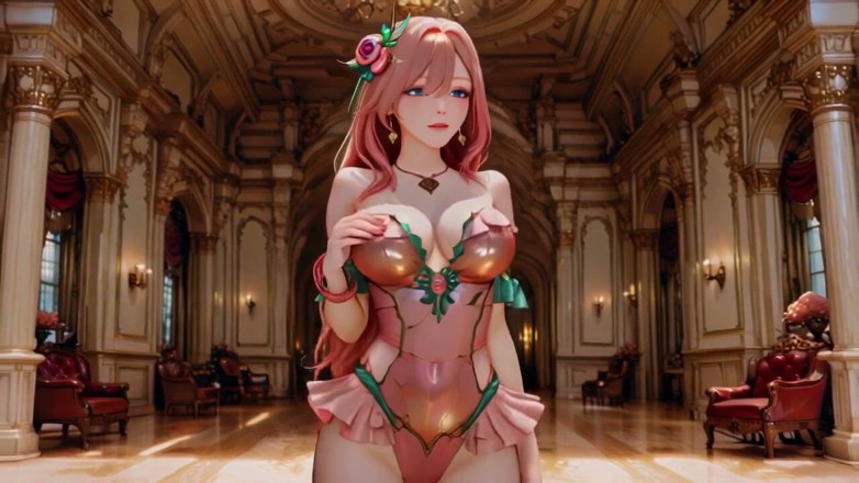 Seraphina Vale: Pink-haired Mermaid Queen! a Dreamy Contrast Between the Underwater Palace...