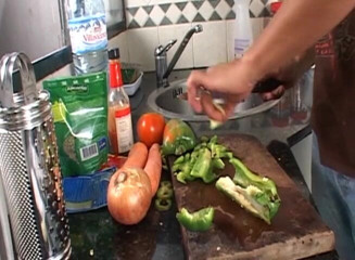 Boys in Disguise: Lingerie try out in the kitchen