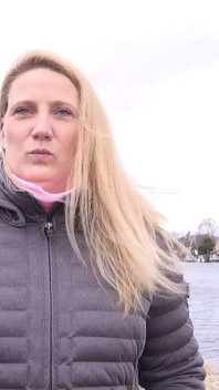Tysk scout - kurviga mogna Sabrina vid första gången casting knull