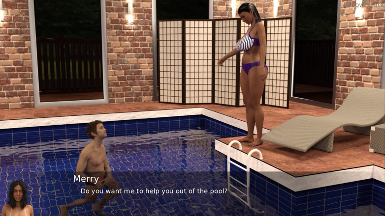 Porny Games: プロジェクトホット妻 - いくつかの友人と夕食に行く (30)