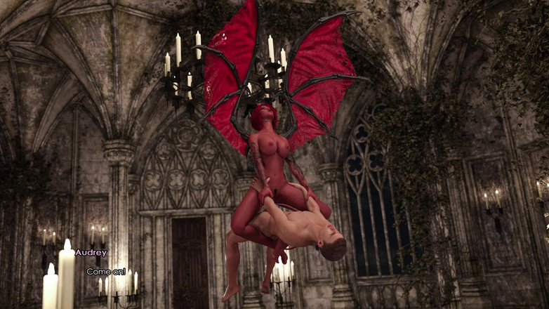 3D Cartoon Porn: Lust Academy 84: Succubus Audrey's pijpbeurt aan Behind Pound