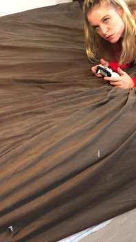 Gamer stepsister creampied