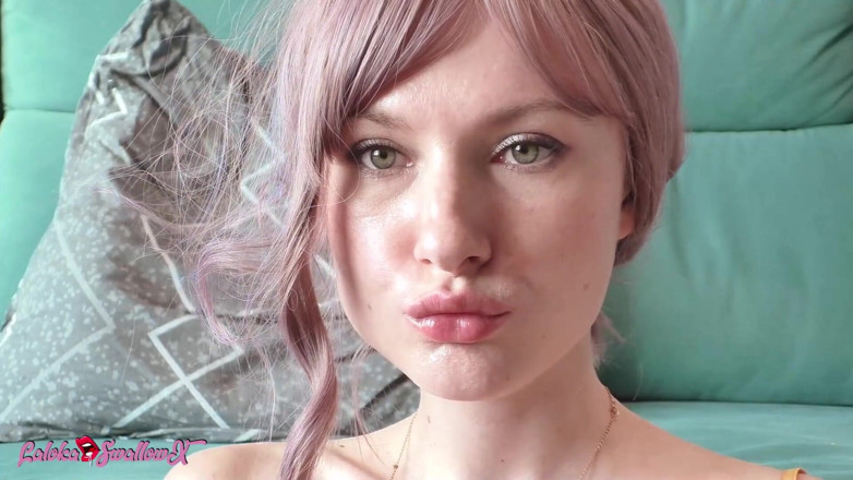 Laloka4you: Juicy Beauty Sensually Sucks Dick and Swallows Cum with Pleasure