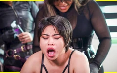 Dominafire ve Astrodomina takma yarakla sikiş salome salvi