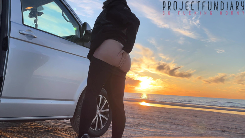 Projectsexdiary: Seks matahari terbenam di pantai dalam bingkap yoga