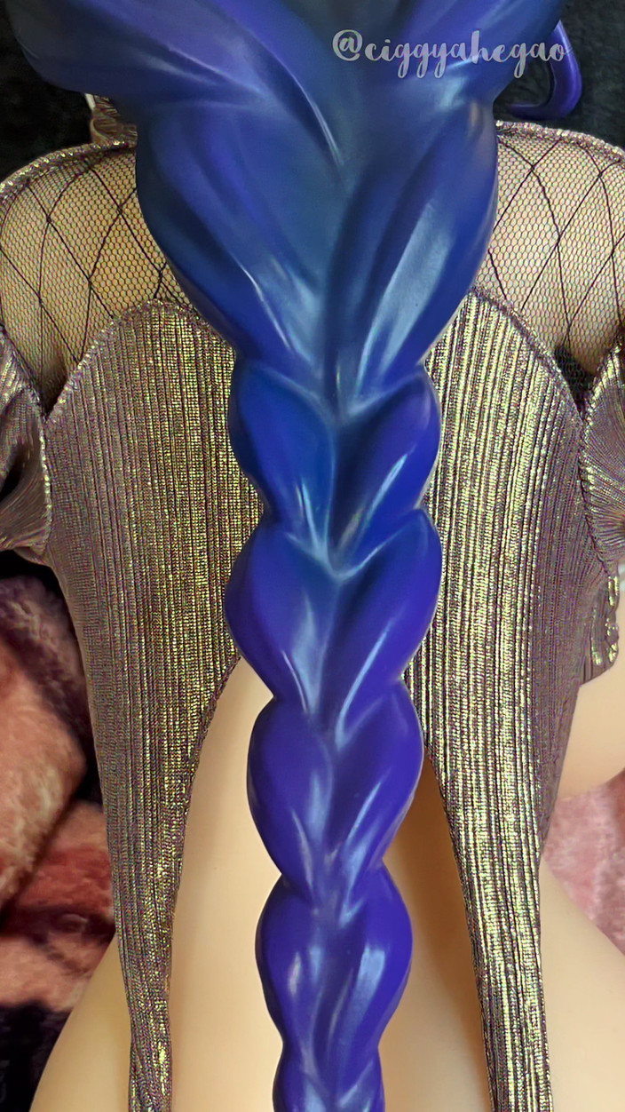 CiggyAhegao: Raiden Shogun dostane její silikonovou milostnou díru vymrdaná a vystříkaná...