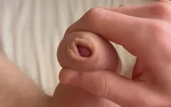 Close up Hot Young Cock Cum Solo Masturbation