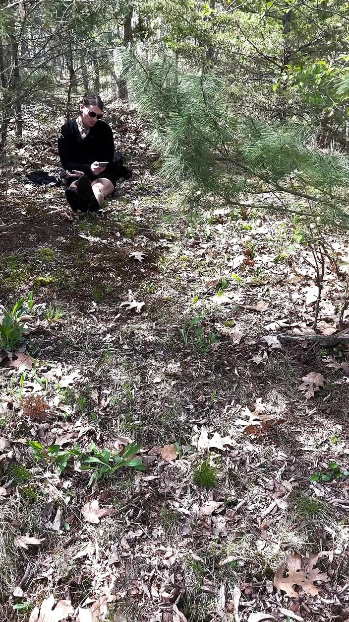 Chloe T Star: Хлопець у походах отримує мінет від випадкової транс-дівчини