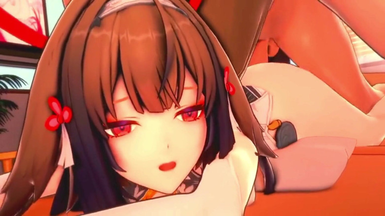 NSFWOtaku: Zenless Zone Zero - Adegan seks tegar Ye Shunguang - Animasi hentai 3d