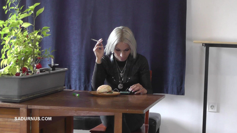 Sadurnus: Mistress Sydney's Ashtray Is the Slave's Dinner