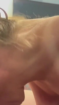 Another Big Cum Load Down My Throat I Managed to Save Some in My Mouth However You Can See It Shooting Out the Sides and He Had