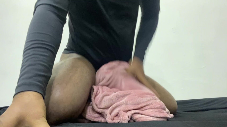domoynx: Desperate Pillow Grinding &amp; Loud Moaning - Solo Male Dry Humping Masturbation